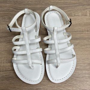 Bernardo White Strappy Gladiator Sandals Size 5.5 NWOT